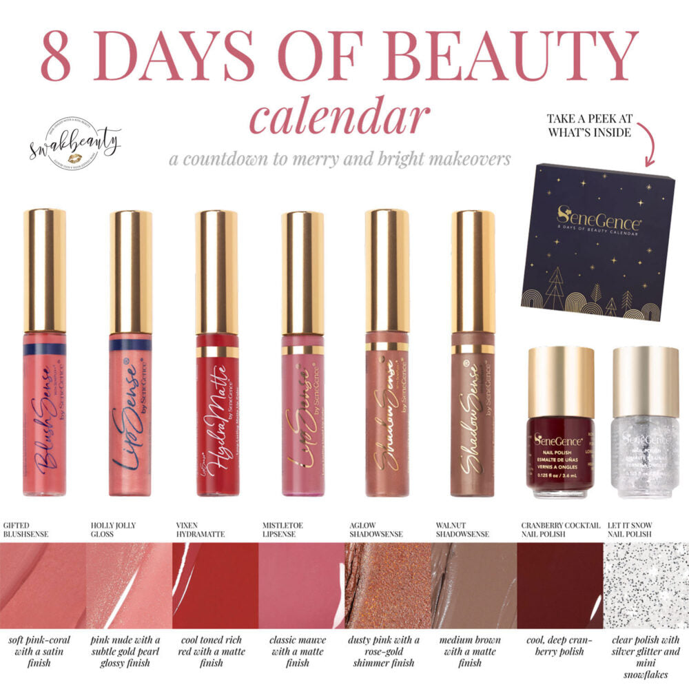 8 DAYS OF BEAUTY CALENDAR - LipSense/ShadowSense/BlushSense