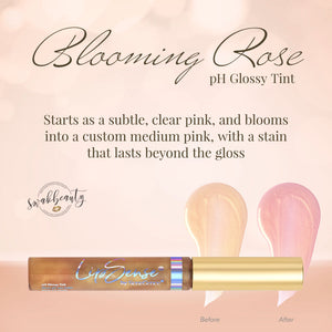 BLOOMING ROSE PH GLOSSY TINT GLOSS - LipSense