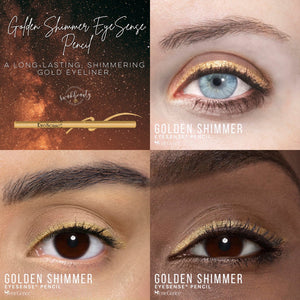 GOLDEN SHIMMER LONG LASTING EYELINER PENCIL - EyeSense