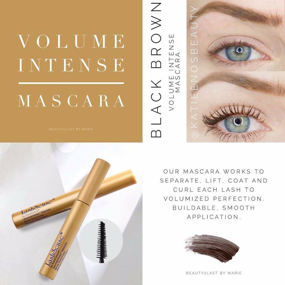 BLACK/BROWN VOLUMEINTENSE MASCARA - LashSense