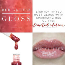 Load image into Gallery viewer, RED GLITTER GLOSS - LipSense
